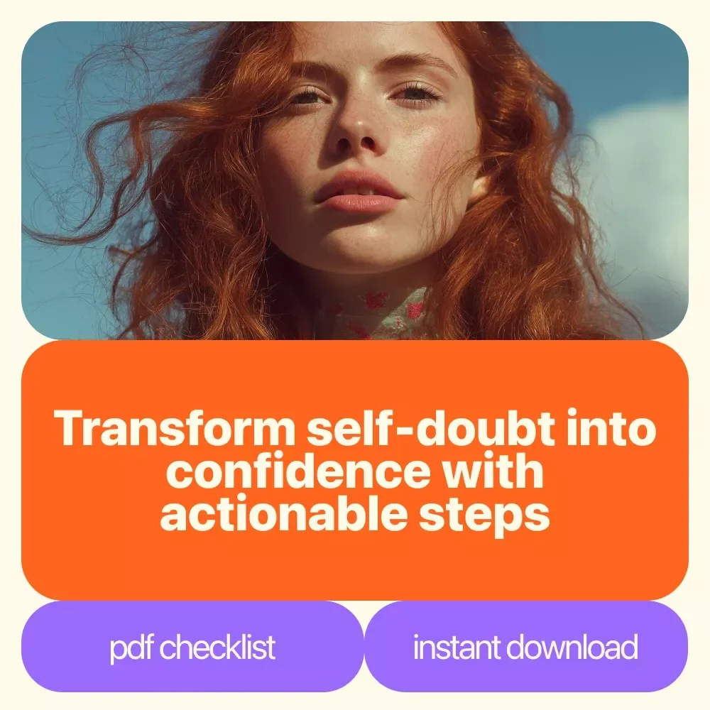 Flip the Script Confidence Checklist - Your Ultimate Quick-Action Guide to Silence Negative Self-Talk & Boost Your Confidence