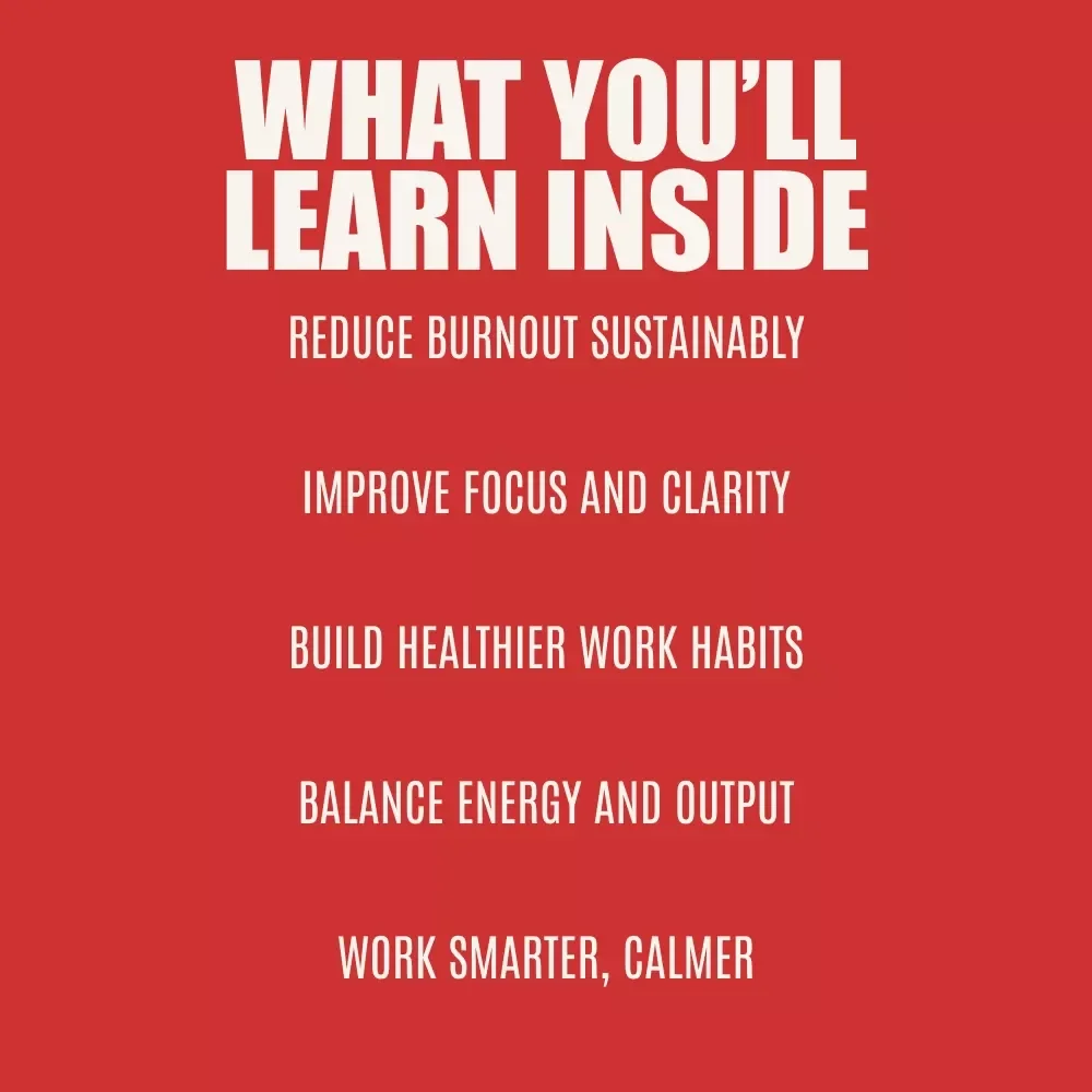 From Hustle to Flow: Mastering Healthy Productivity Without Burnout – A Practical Guide on how to shift from hustle culture to healthy productivity for Focus, Balance & Sustainable Success