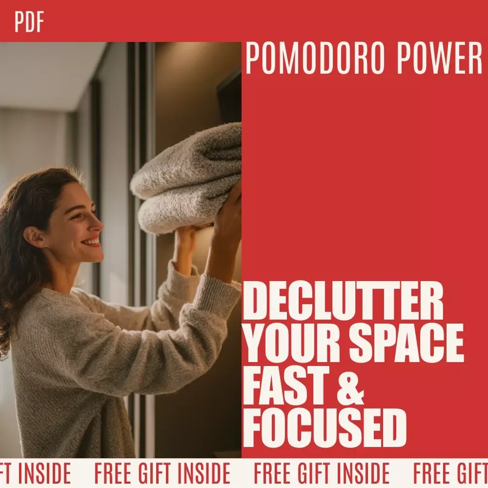 Pomodoro Power: Declutter Your Space Fast & Focused Guide - Use Pomodoro to Declutter Quickly and Effectively