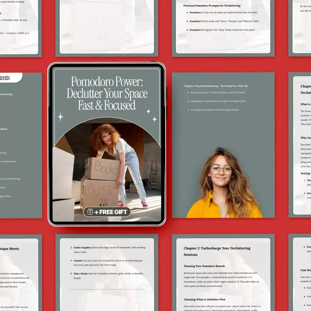 Pomodoro Power: Declutter Your Space Fast & Focused Guide - Use Pomodoro to Declutter Quickly and Effectively