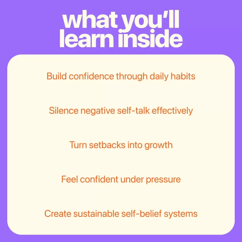 Confidence Unlocked: Your Step-by-Step Guide to Believing in Yourself | Practical Confidence Guide on How to Instill Confidence in Yourself | Personal Growth Digital Download