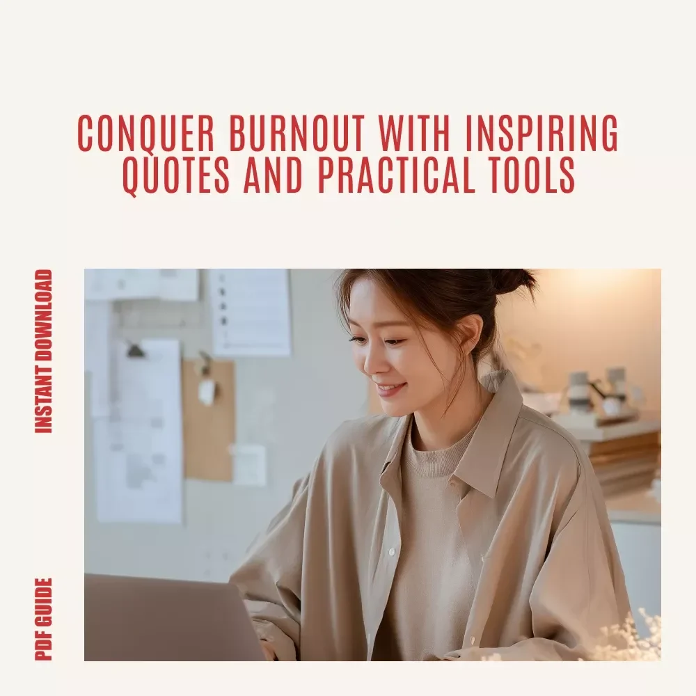 Burnout to Breakthrough: Quotes That Illuminate, Inspire, and Reset Your Work Life – Digital Download Guide to Overcome Exhaustion and Reclaim Balance