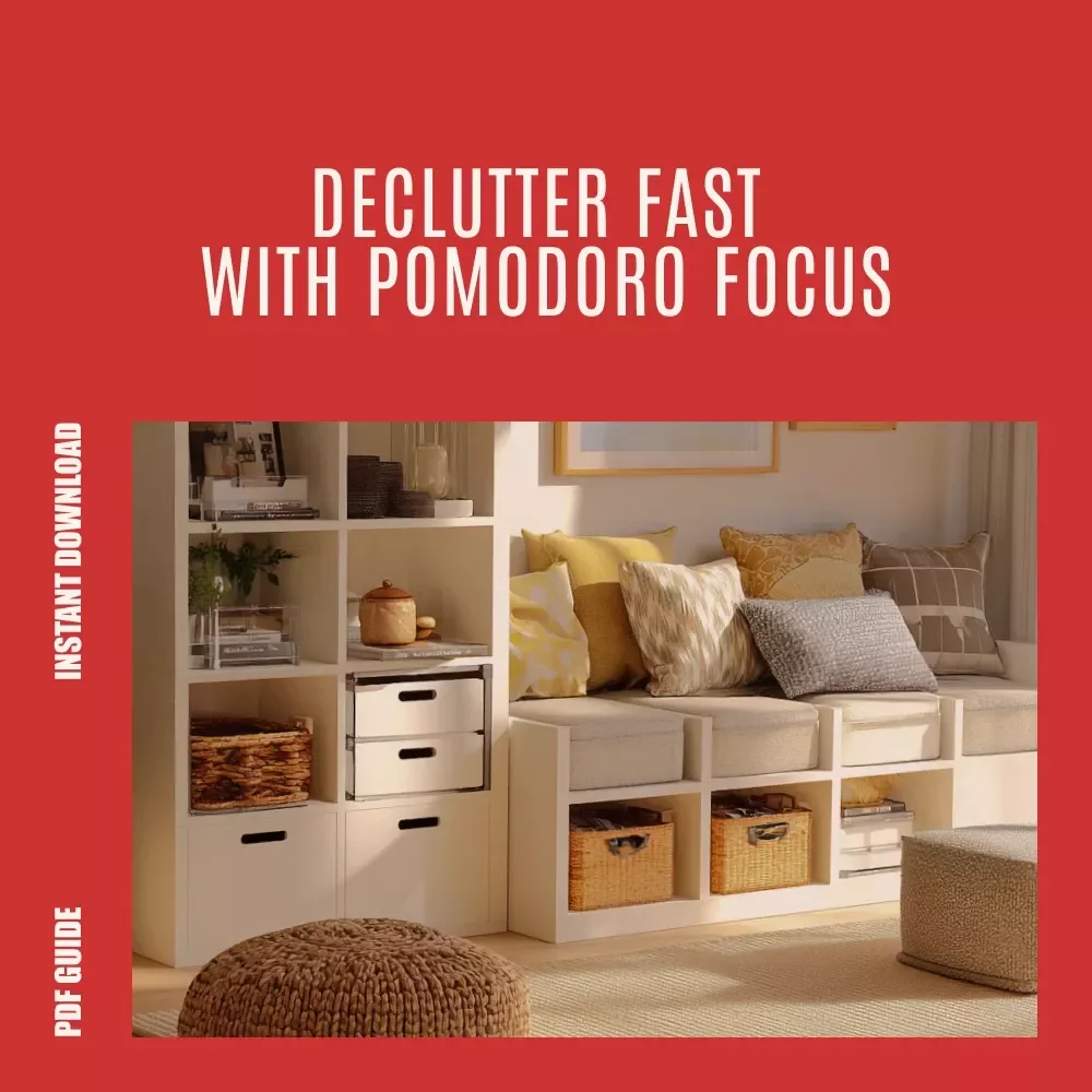 Pomodoro Power: Declutter Your Space Fast & Focused Guide - Use Pomodoro to Declutter Quickly and Effectively