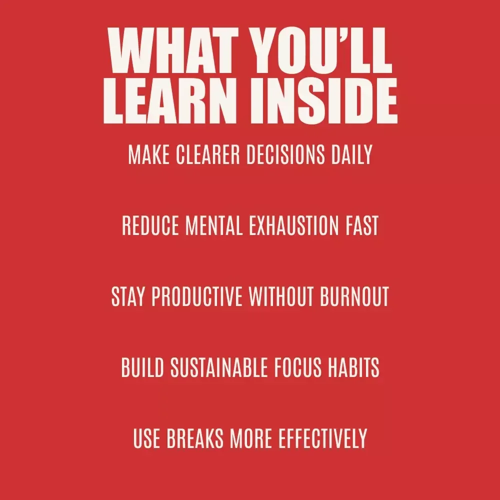 Micro-Break Mastery: Beat Decision Fatigue Without Burning Out – A Practical Guide on how micro-breaks reduce decision fatigue for Focus, Productivity & Sustainable Energy