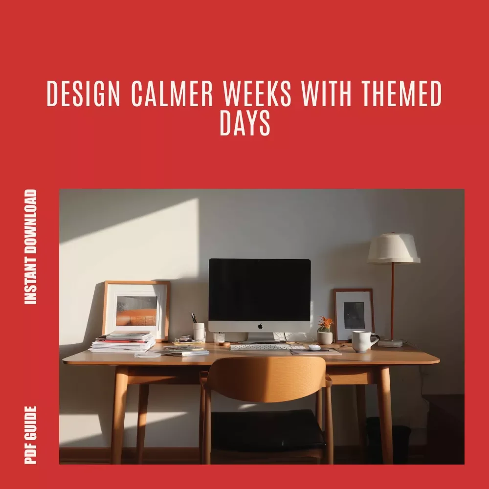 Theming Your Days: A Smarter Path to Work-Life Balance | Day Theming Guide for Focus, Balance & Sustainable Productivity