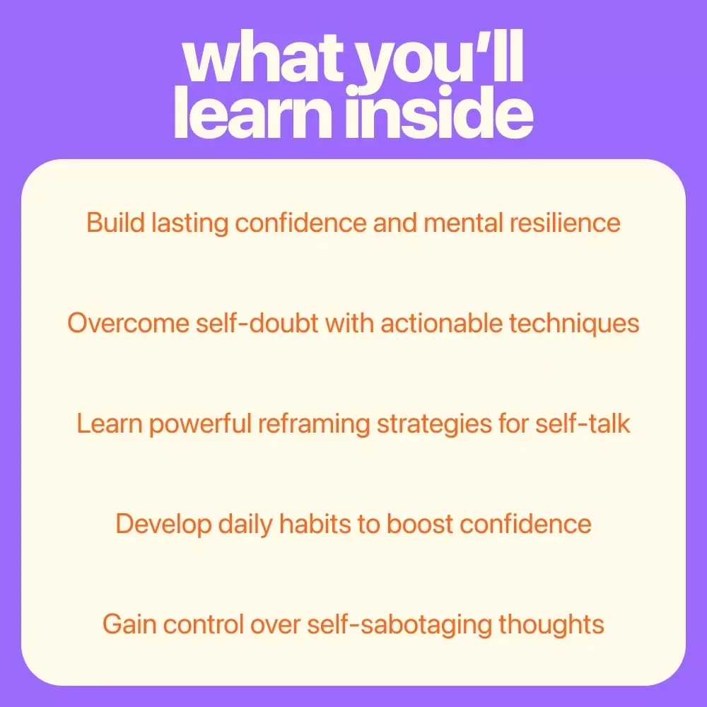 Flip the Script: How to Silence Negative Self-Talk and Boost Your Confidence - Digital Guide to Overcoming Self-Doubt and Building Mental Strength
