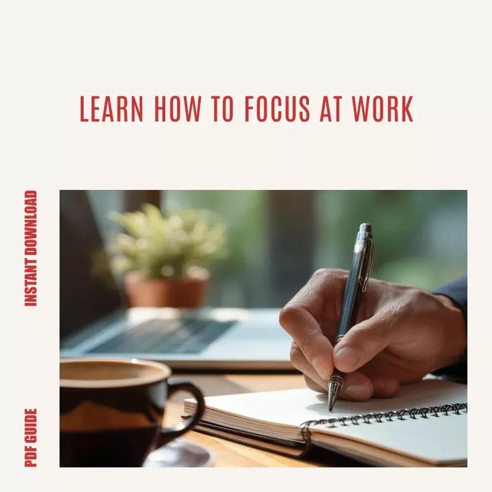 Focus Flow: Mastering Your Attention for Peak Productivity at Work | Ebook Guide on How to Focus at Work, Beat Distractions, Improve Work Productivity