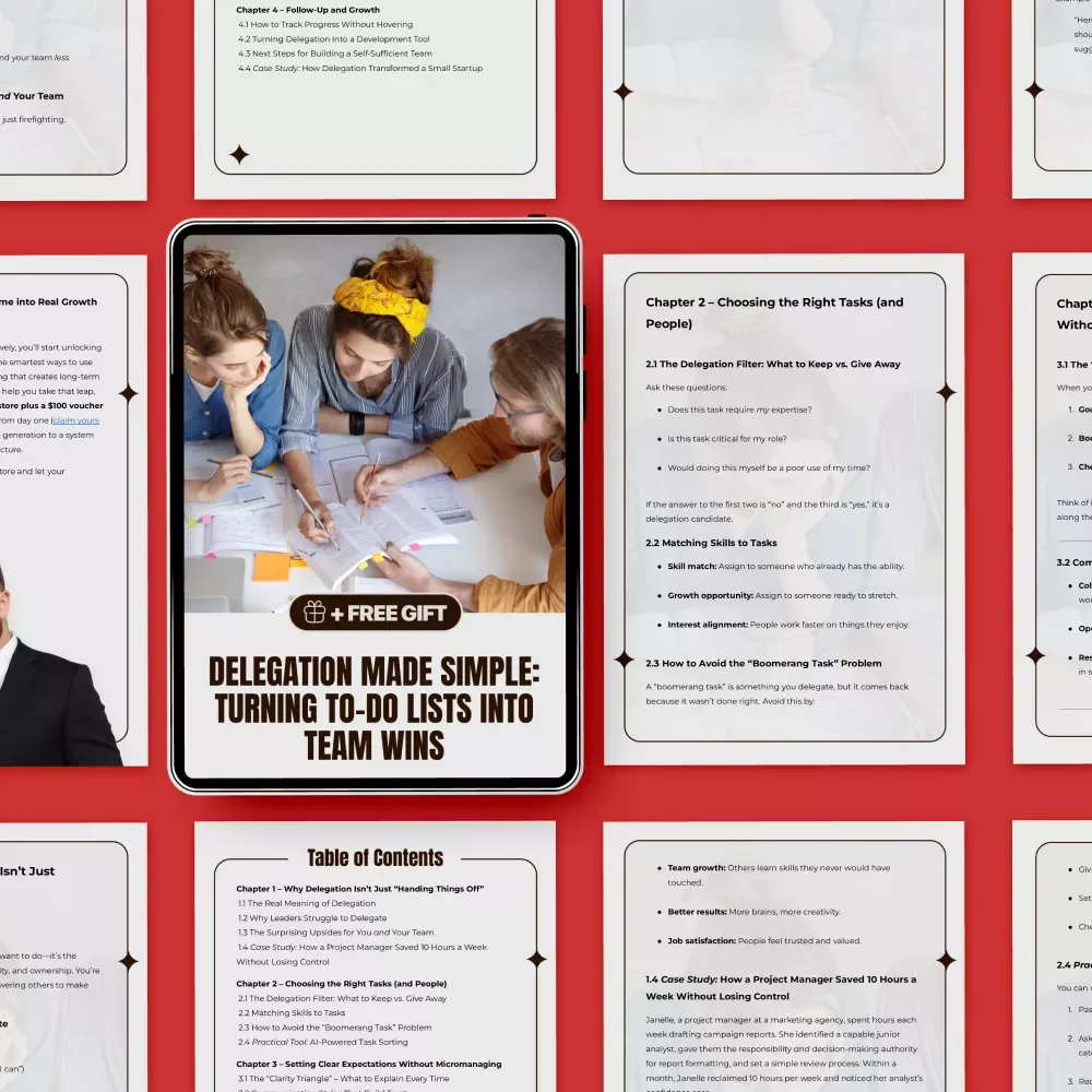 Delegation Made Simple: Turning To-Do Lists into Team Wins | How to Delegate Tasks Guide for Leaders, Managers & Entrepreneurs