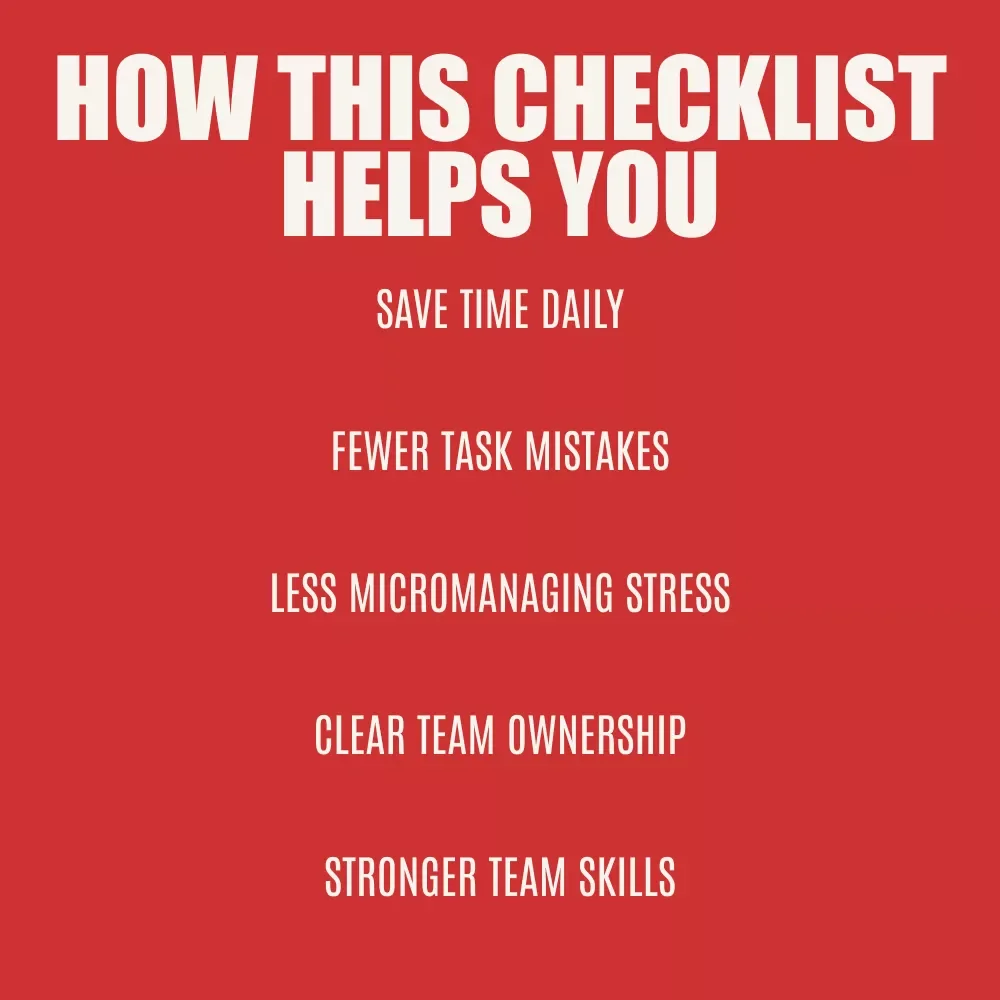 The “Delegate Like a Boss” Checklist | How to Delegate Tasks with Confidence, Productivity & Team Clarity
