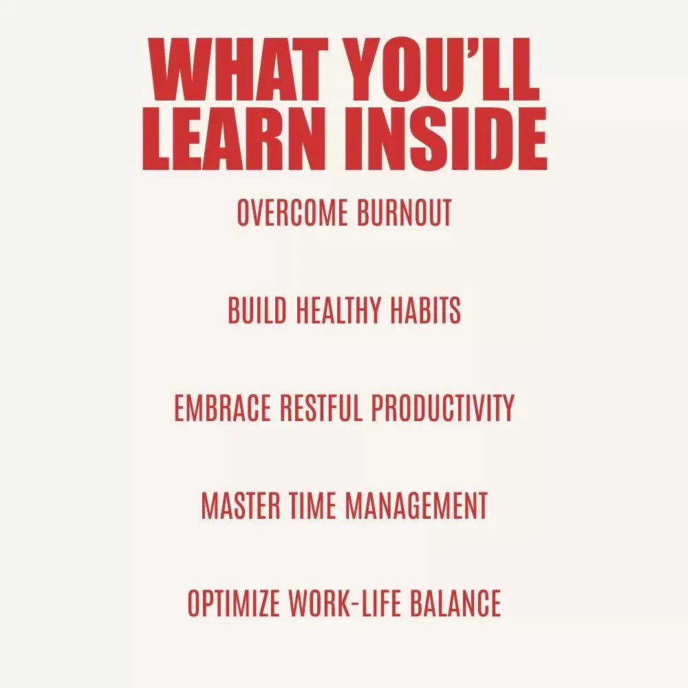 The Productivity Trap: Breaking Free from Toxic Hustle Culture - eBook for Overcoming Toxic Productivity