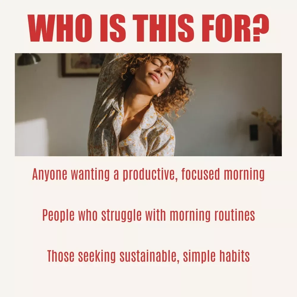 Morning Mastery Checklist: Start Your Day Focused & Fired Up - Daily Productivity Guide