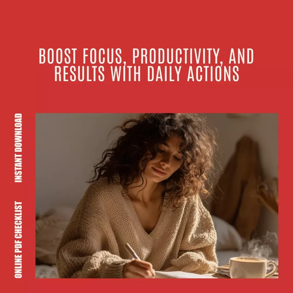 The Focus Accelerator Checklist: Your Step-by-Step Brain Boost for Maximum Productivity