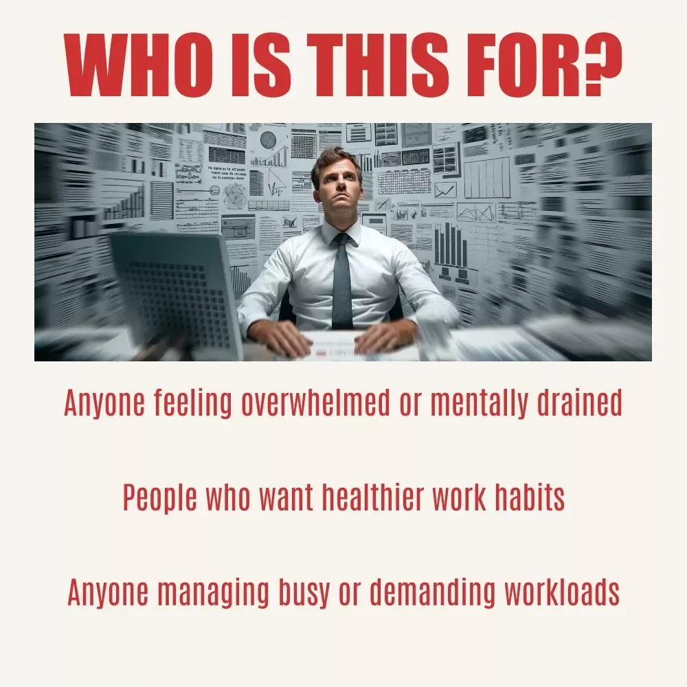The Burnout-Proof Action Checklist | Avoiding Burnout at Work Digital Checklist for Professionals, Creatives & Remote Workers