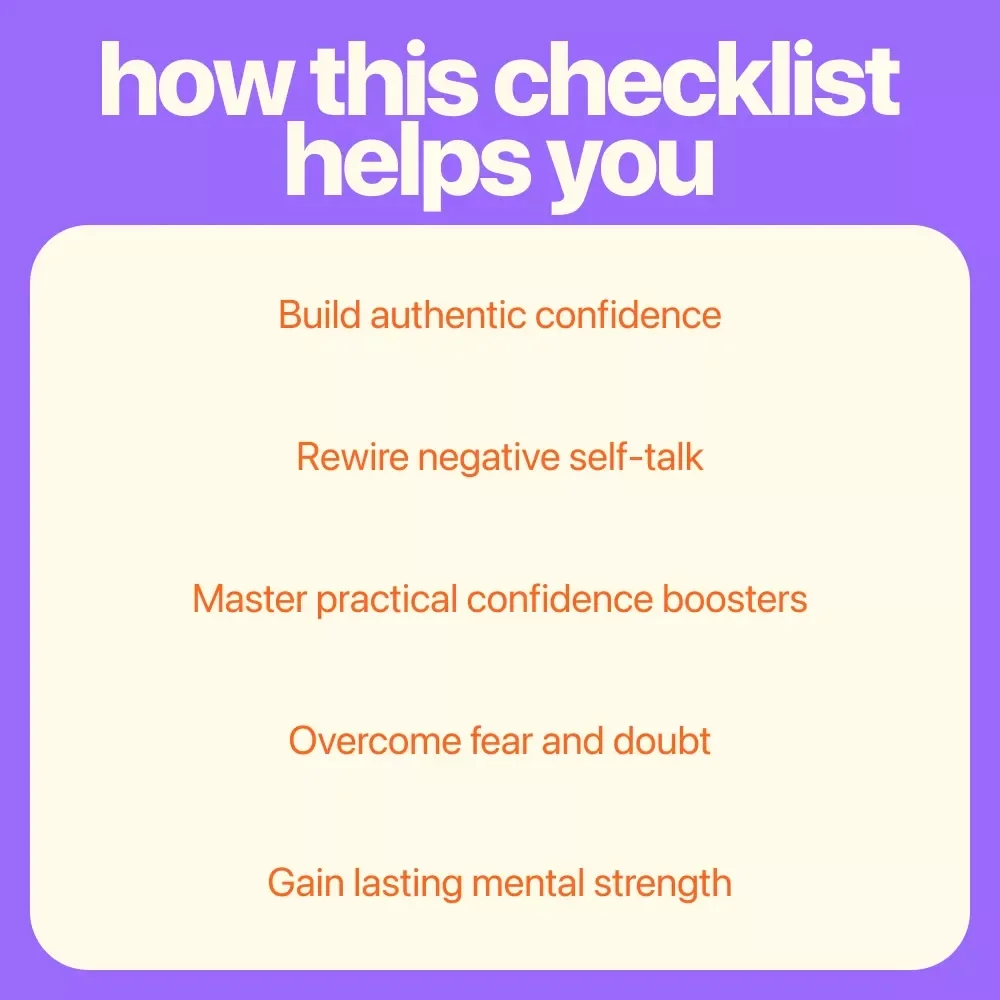 The Unshakable Man Checklist: 14 Bold Moves to Build Real Confidence