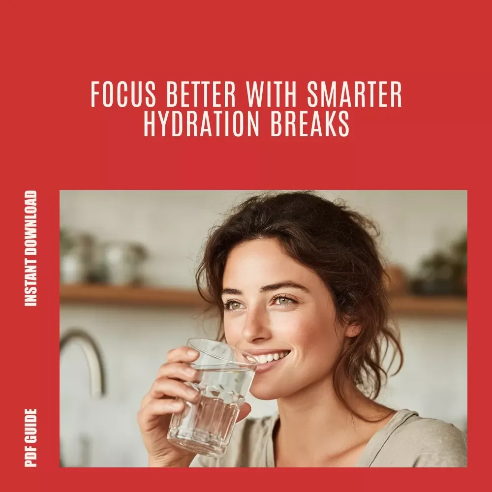 Sip & Focus: Mastering Hydration Breaks for Maximum Productivity – Digital eBook Guide on How to Focus, Build Better Work Breaks & Boost Daily Concentration