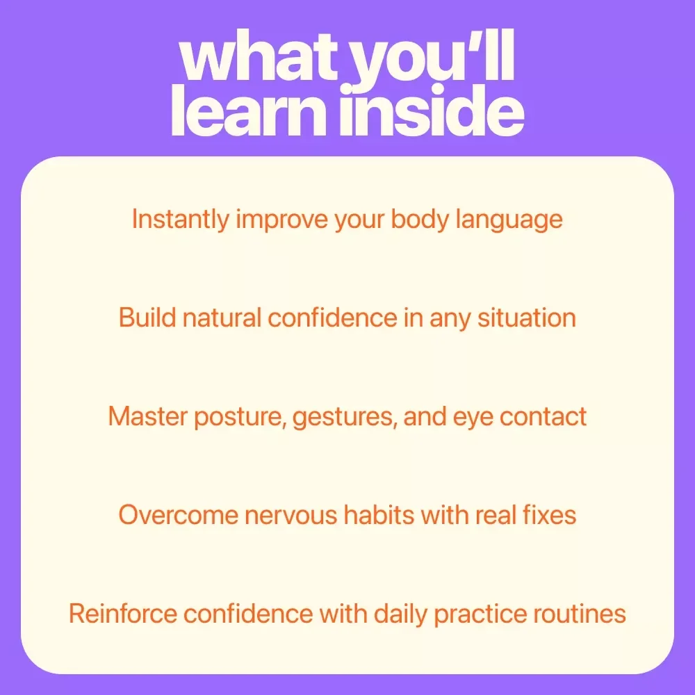 Power Poses & Beyond: Body Language Hacks for Unshakable Confidence - eBook & Digital Download Guide