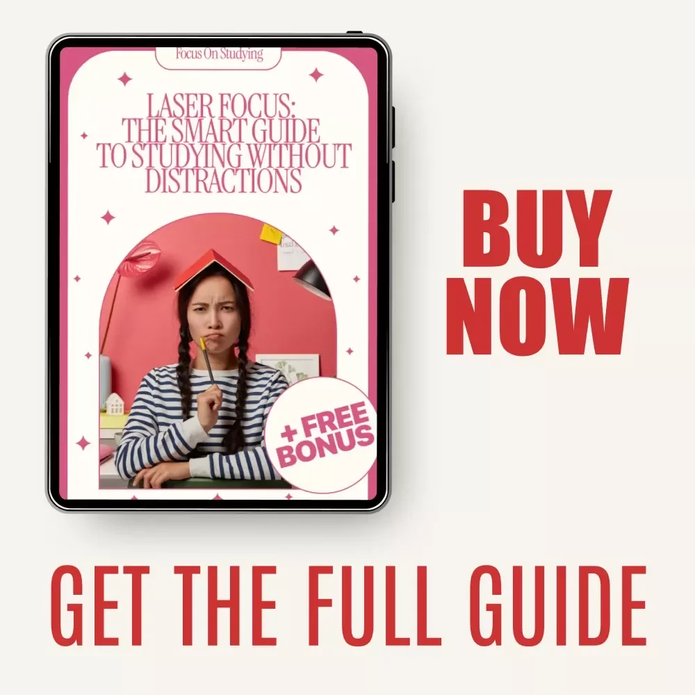 Laser Focus: The Smart Guide to Studying Without Distractions - Digital Download for Ultimate Focus, Productivity, and Learning