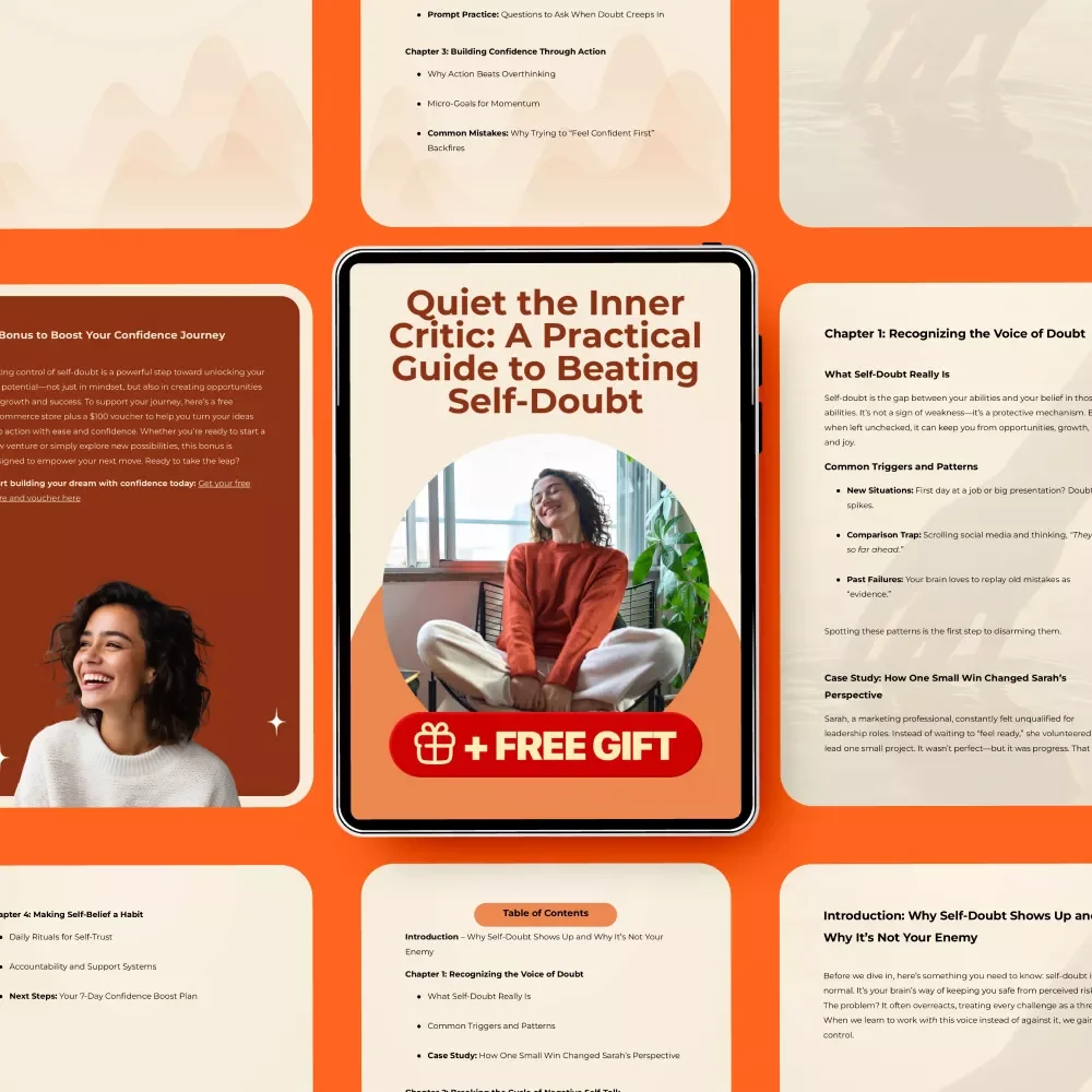Quiet the Inner Critic: A Practical Guide to Beating Self-Doubt | Confidence Building Guide | Tips for Overcoming Self-Doubt | Personal Growth Digital Download