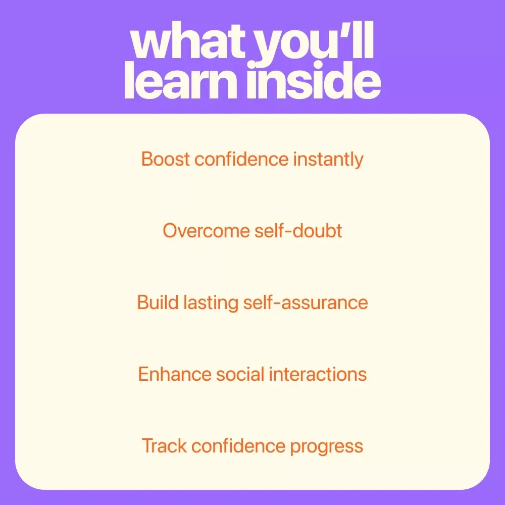 Confidence Now: Your Quick-Start Guide to Instant Self-Power — Instant Confidence Boost Digital Guide for Quick Confidence Hacks
