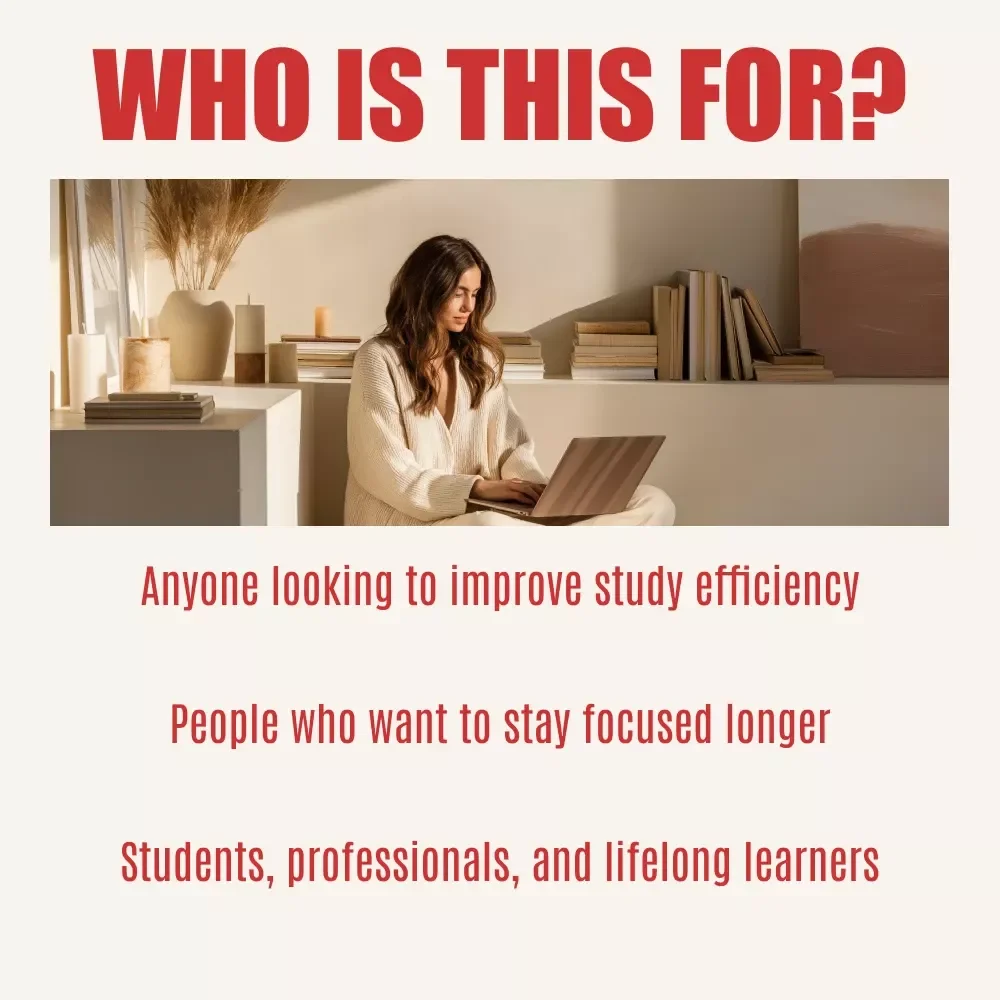 Laser Focus: The Smart Guide to Studying Without Distractions - Digital Download for Ultimate Focus, Productivity, and Learning