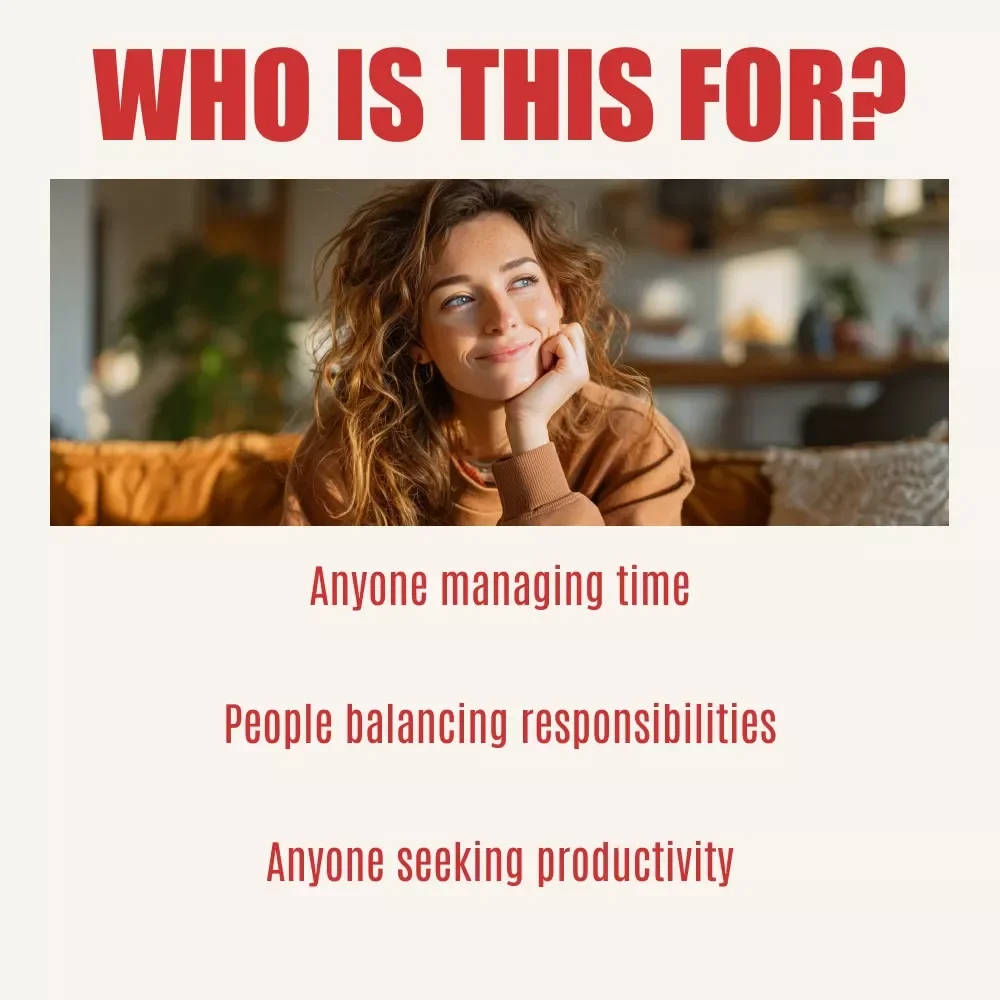 Peak Time Power: Designing Your Day Around Your Best Hours | Productivity Guide for How to Build a Daily Schedule Around Your Peak Hours | Digital Download