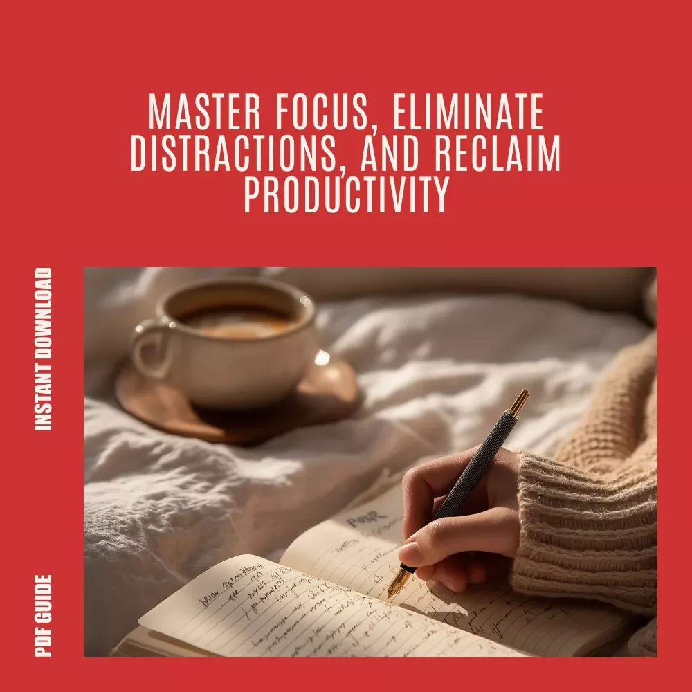 Focused & Unstoppable: A Simple Guide to Saying No to Distractions - eBook Download for Productivity and Focus