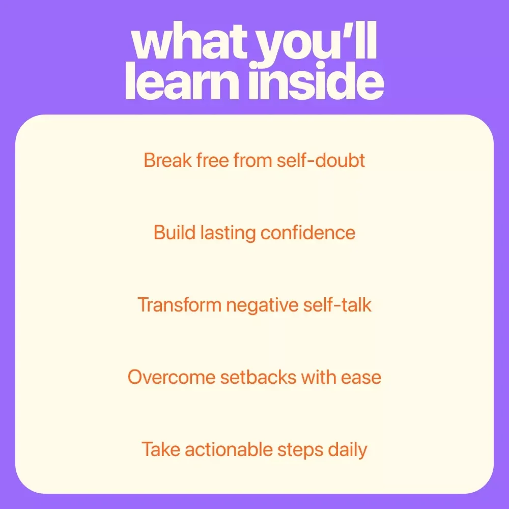 Confidence Reset: Your Step-by-Step Guide to Rebuilding Self-Belief - Digital Download for Boosting Confidence
