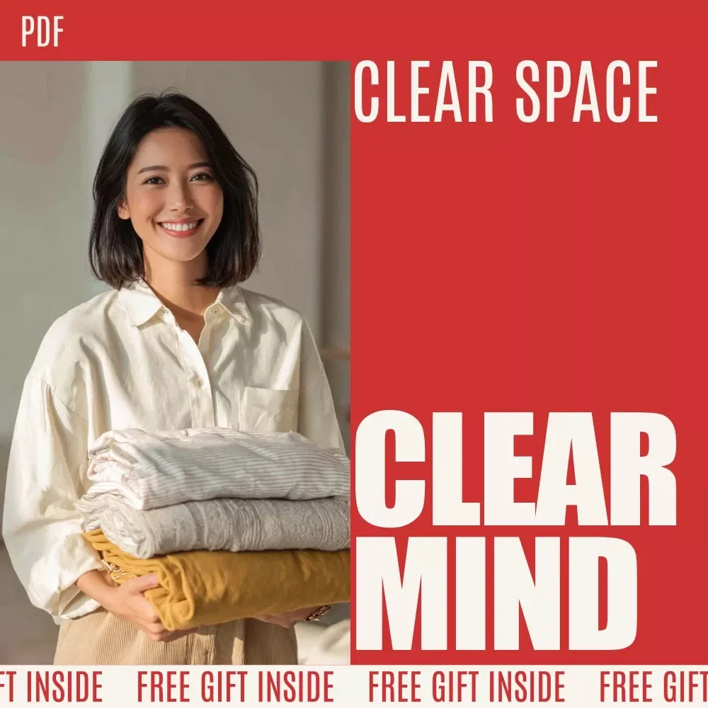 Clear Space, Clear Mind: Building a Daily Declutter Habit That Sticks | Practical Guide on how to set a declutter habit for a Calm, Organized Life