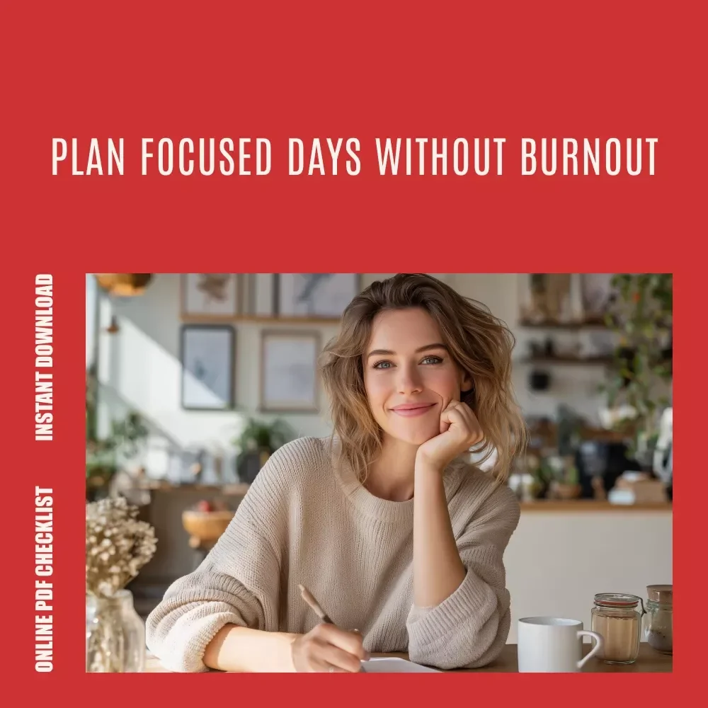 The Ultimate Day-Theming Checklist: Stay Focused, Avoid Pitfalls, and Boost Productivity | Digital Productivity Checklist for Overcoming common pitfalls in day theming