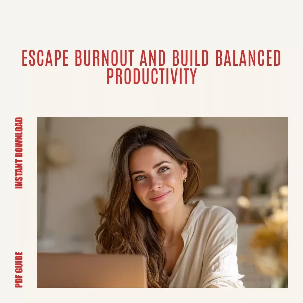 Breaking Free from Toxic Productivity: Finding Balance in a Hustle-Obsessed World – eBook Guide Answering What Is Toxic Productivity & How to Reclaim Balance
