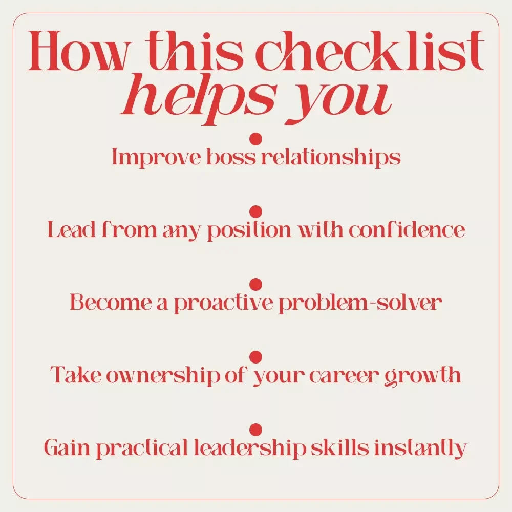 The Upward Motivation Checklist: Small Moves, Big Impact for Busy Professionals