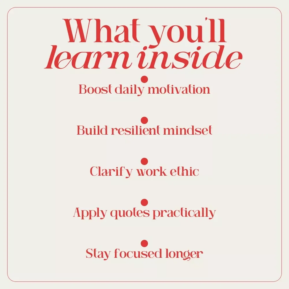 Fuel for the Grind: Inspiring Hard Work Quotes to Power Your Journey | Motivational eBook for Success, Discipline & Daily Drive
