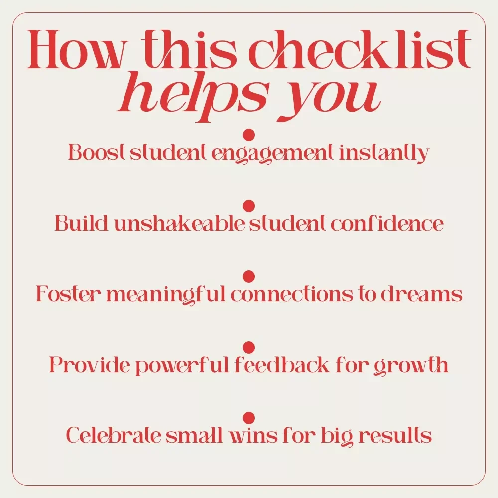 Spark & Soar: The Ultimate Student Motivation Checklist