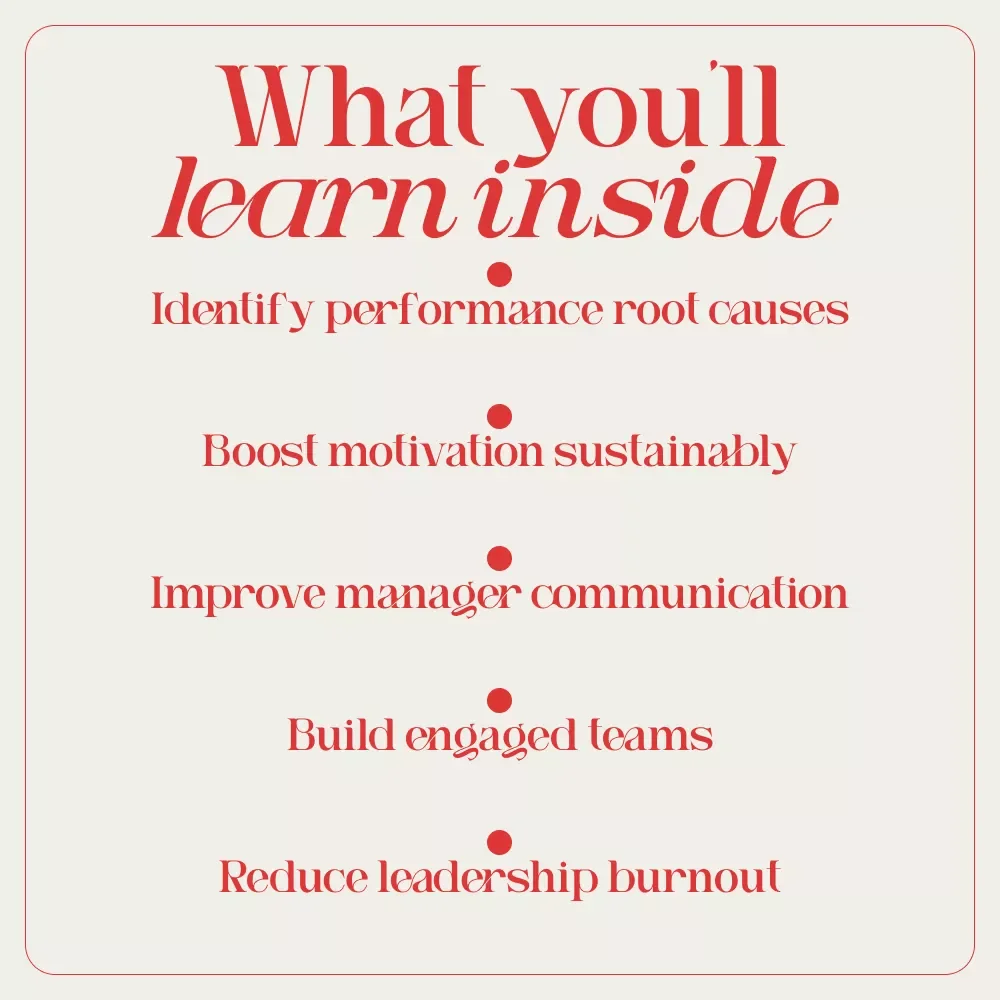 From Stuck to Spark: How to Motivate Non-Performing Employees Without Burning Out | Manager Guide