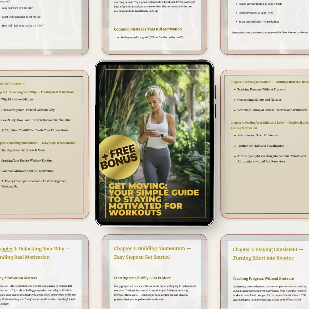 Get Moving: Your Simple Guide to Staying Motivated for Workouts | Easy Fitness Motivation Guide for Beginners | How Do I Get Motivated to Work Out
