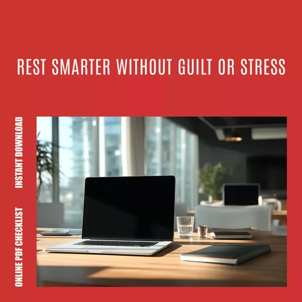 The Guilt-Free Break Mastery Checklist – Managing Guilt About Taking Frequent Breaks for Productivity, Focus & Burnout Recovery
