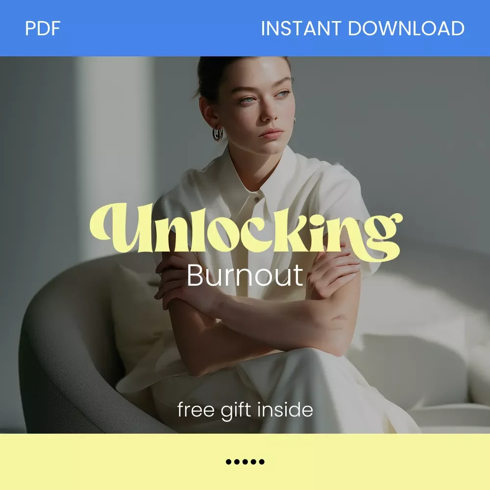Burnout Unlocked: 6 Hidden Causes & Smart Ways to Stay Energized | Ebook Guide to the 6 Causes of Burnout and How to Avoid Them | Digital Download for Work-Life Balance