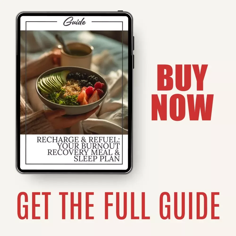 Recharge & Refuel: Your Burnout Recovery Meal & Sleep Plan – Complete Guide to Stress Recovery, Sleep Optimization & Personalized Meal Planning