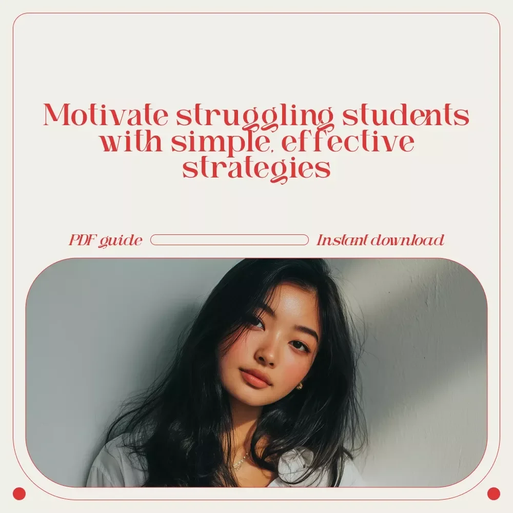 From Stuck to Sparked: The Simple Guide to Motivating Struggling Students - eBook Download for Teachers, Parents & Educators