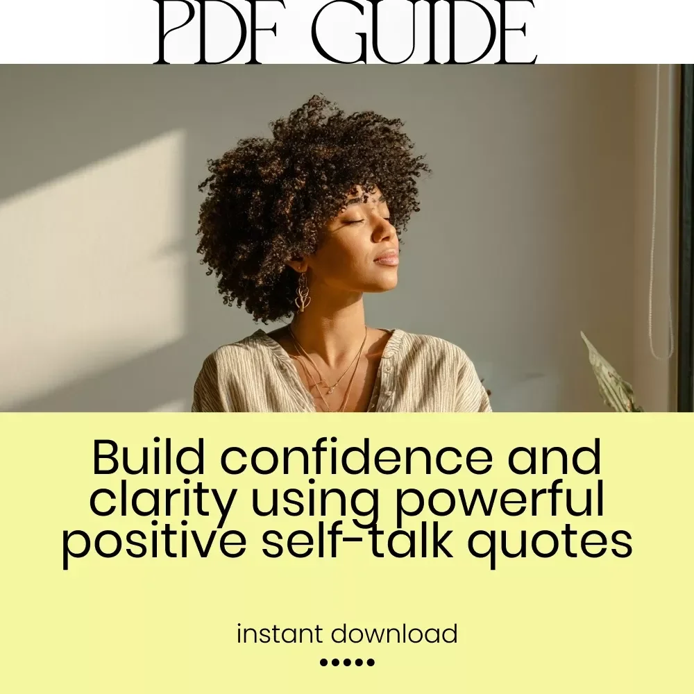 Speak Success: Powerful Positive Self-Talk Quotes to Transform Your Mindset | Inspirational Ebook for Daily Confidence & Growth