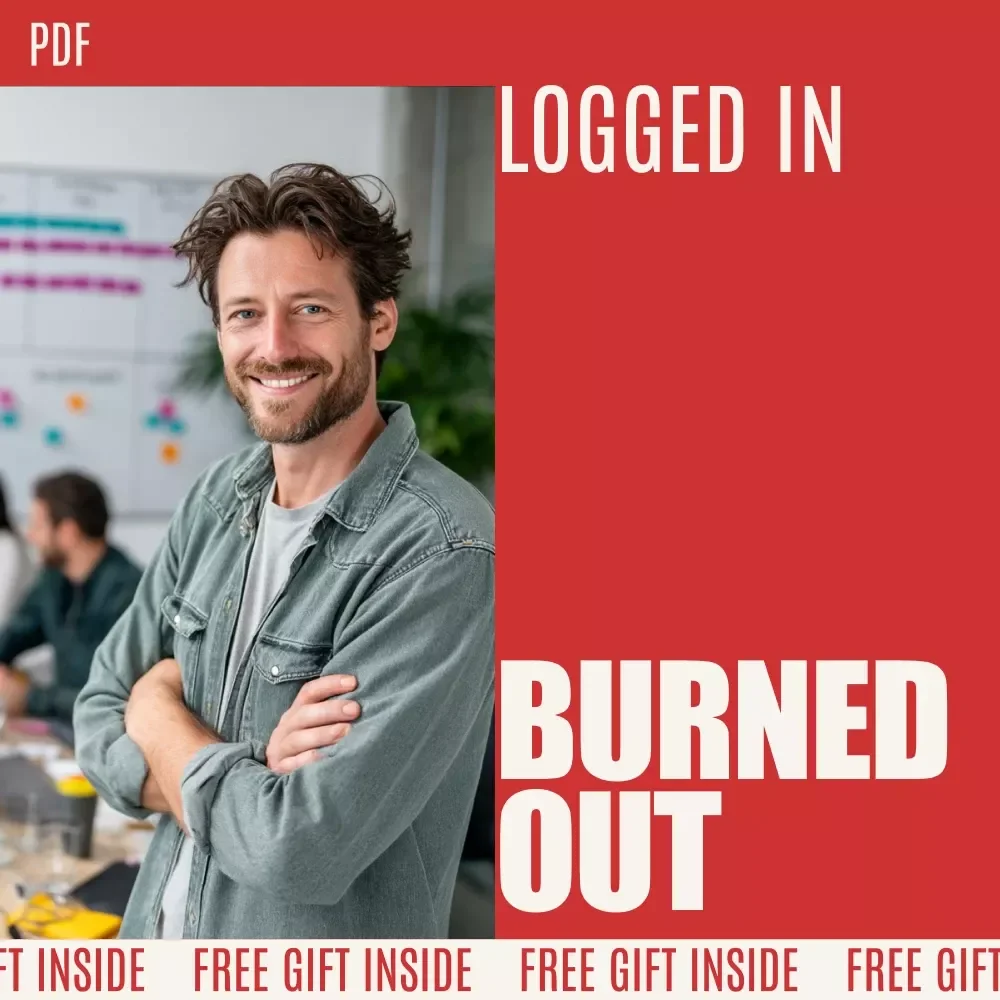 Logged In, Burned Out: The Remote Work Survival Guide | Practical Digital Guide for Preventing remote work burnout, Setting Boundaries & Building Balance
