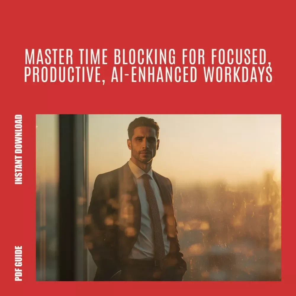 Master Your Minutes: A Practical Guide to Time Blocking in the Age of AI - Digital Download