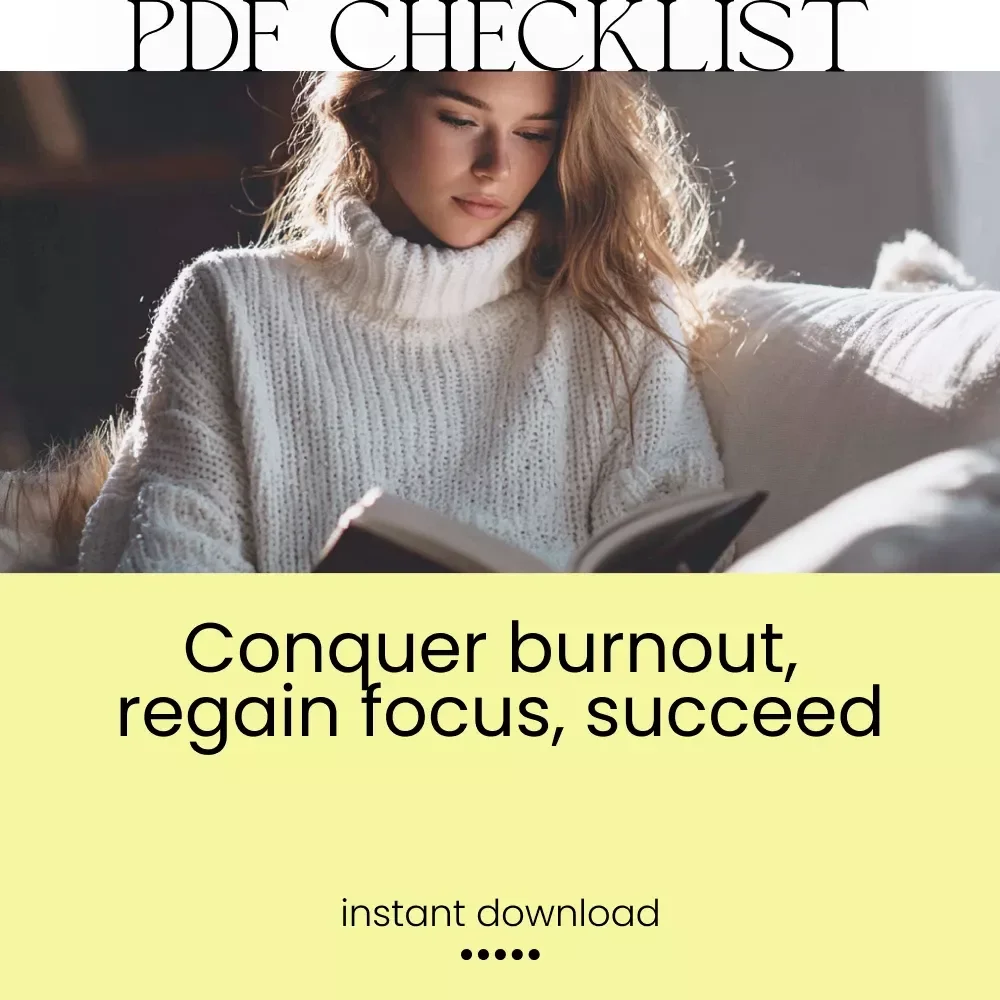 Burned Out Brain Rescue Checklist: Your Step-by-Step Guide to Spot, Stop, and Slash Academic Burnout