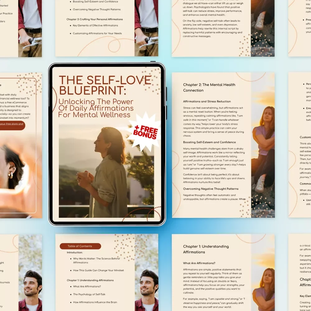 Speak Life: Unlocking the Power of Daily Affirmations for Mental Wellness – Digital eBook on The power of daily affirmations for mental health, Mindset & Emotional Wellbeing