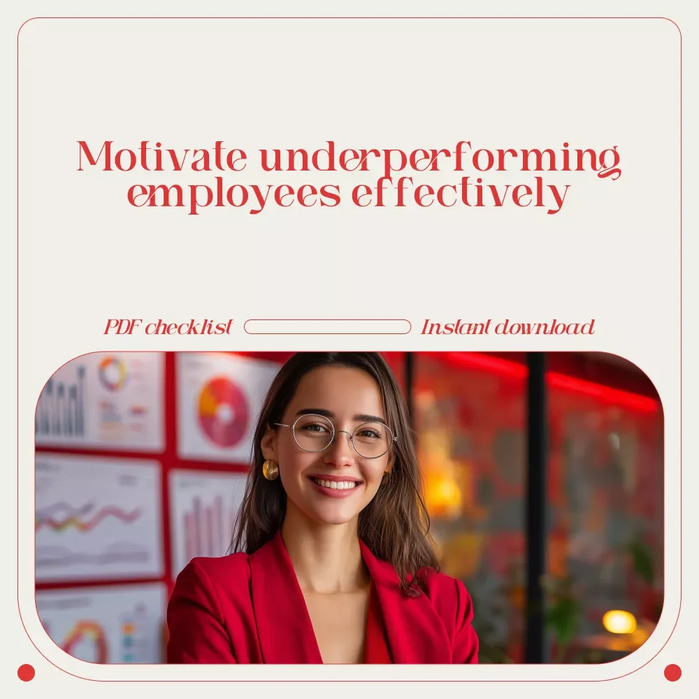 The Motivation Makeover Checklist – How to Motivate Non Performing Employees