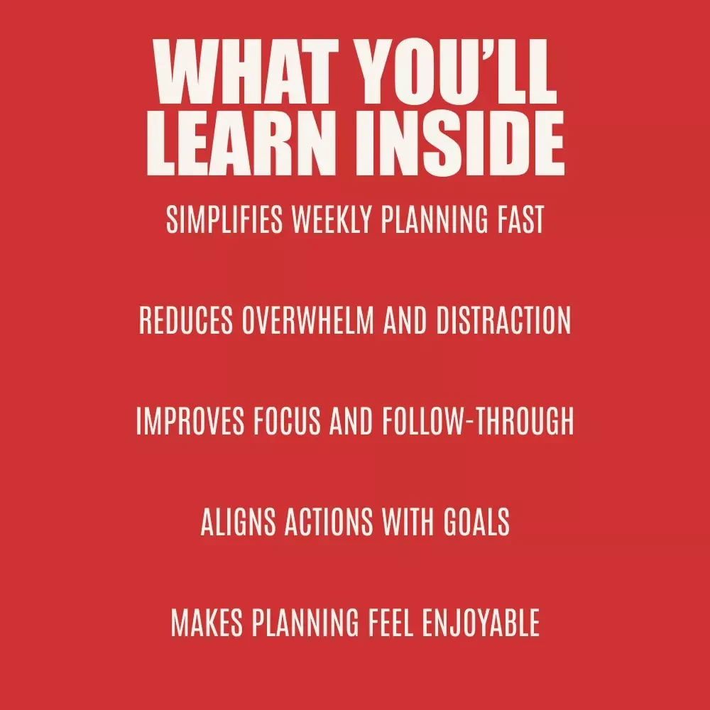 Theme Your Week: A Fun & Smart Guide to Weekly Planning | Digital eBook for Creating a Weekly Theme Calendar, Productivity, Goal Setting & Lifestyle Organization