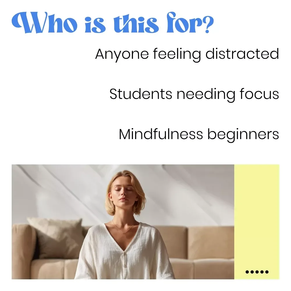 Focus in the Now: Mindfulness Meditation for a Sharper Mind | Practical Guide to Mindfulness Meditation for Focus & Mental Clarity