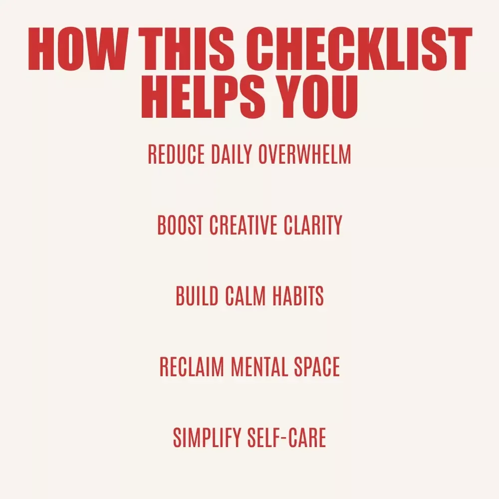 The “Do Nothing” Daily Blueprint – Simple Checklist to Schedule “Doing Nothing” Time | Daily Guide for Calm, Focus & Creative Reset