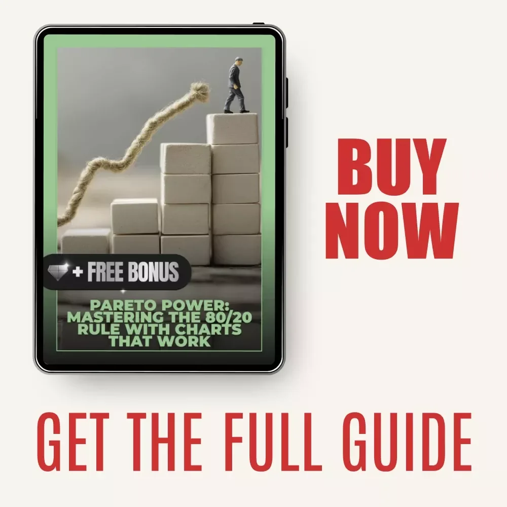 Pareto Power: Mastering the 80/20 Rule with Charts That Work | Data-Driven Decision Guide | pareto chart Workbook & Visual Strategy eBook