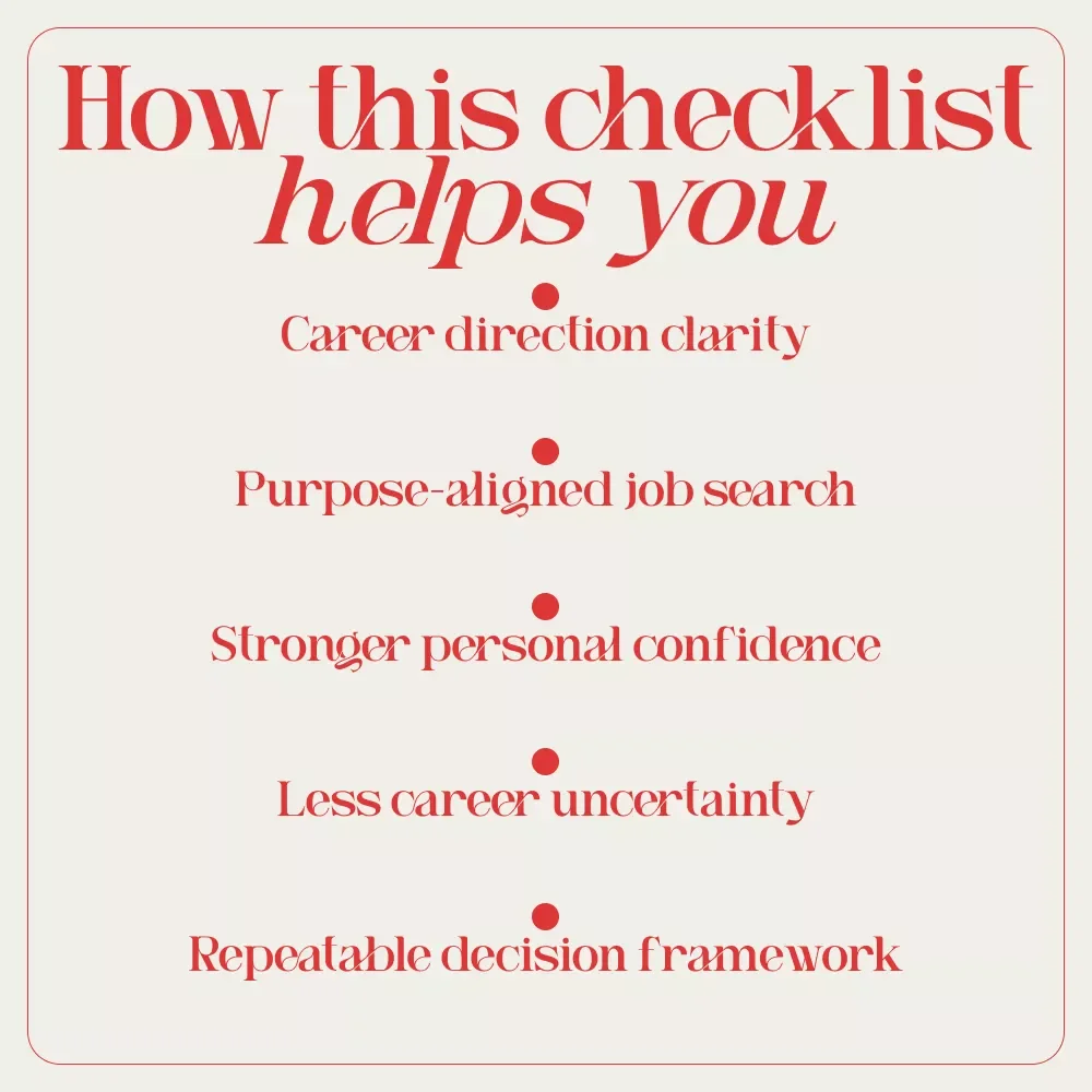 The Purpose-Powered Career Checklist | Find Meaningful Work & Learn How to Find a Job That Matches Your Purpose